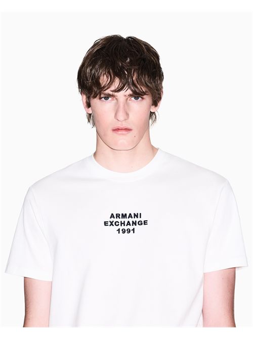 t-shirt man white ARMANI EXCHANGE | XM000540AF10362/U0009